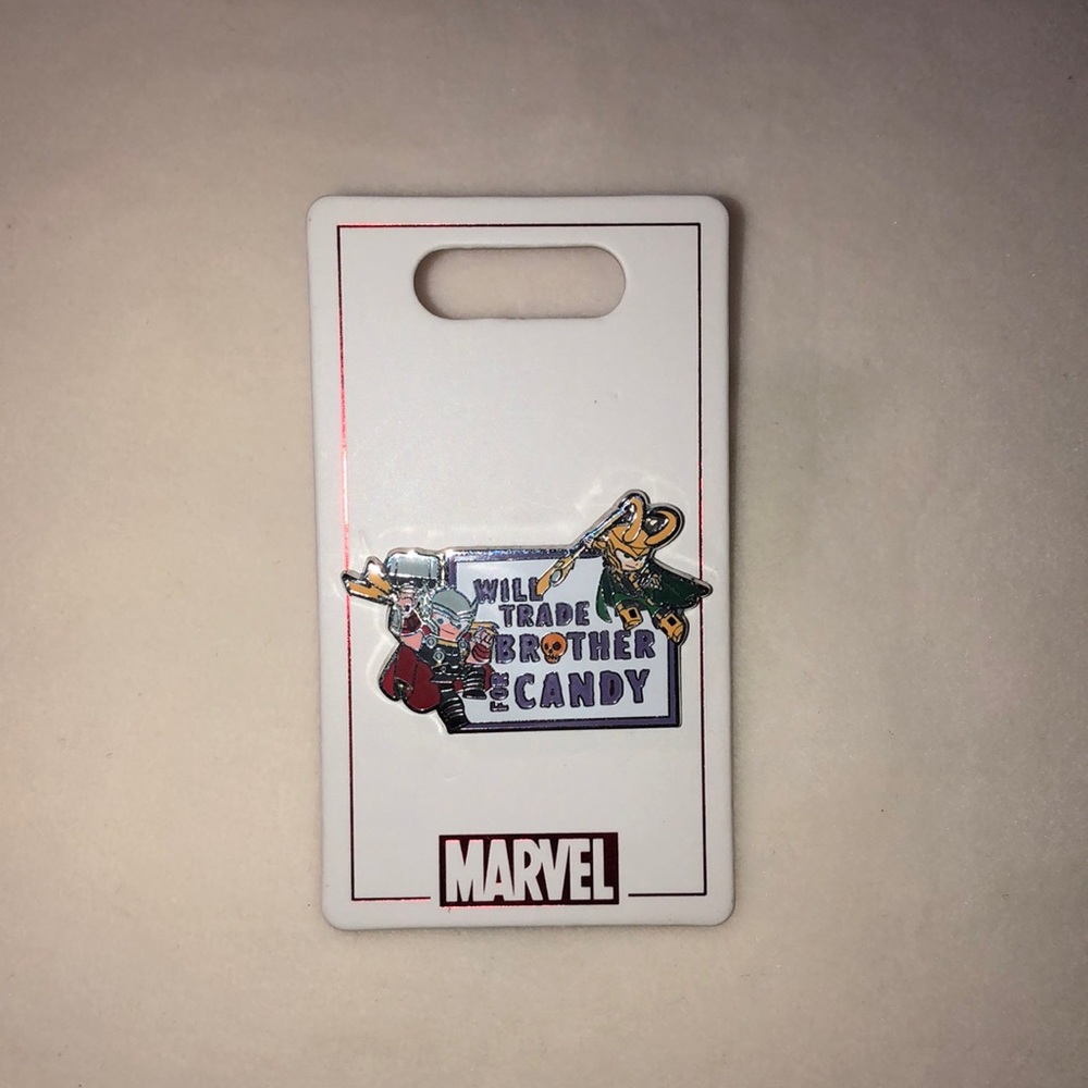 Loki and Thor Disney Halloween Pin